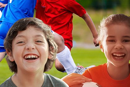 Proteccion dental niños futbol